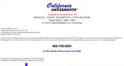 Desktop Screenshot of californiaamusements.com
